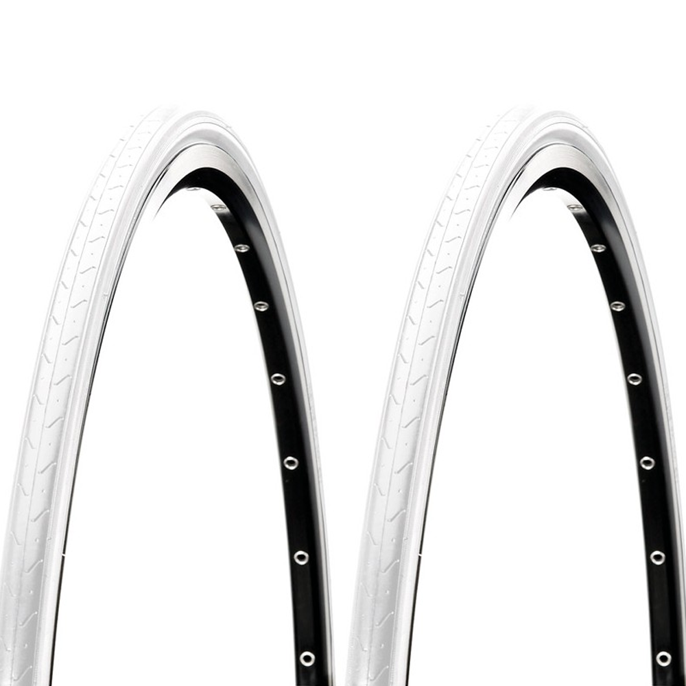 white bicycle tires